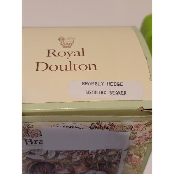 Royal Doulton Brambly Hedge The WEDDING Tea Cup Only 1983 Jill Barklem Box - Picture 12 of 13